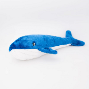 Zippy Paws Jigglerz Blue Whale Dog Toy
